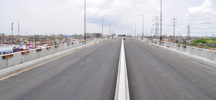 Pictures: Ajah Fly Over At Completion Stage On Lekki-Epe Expressway By Lagos State Government