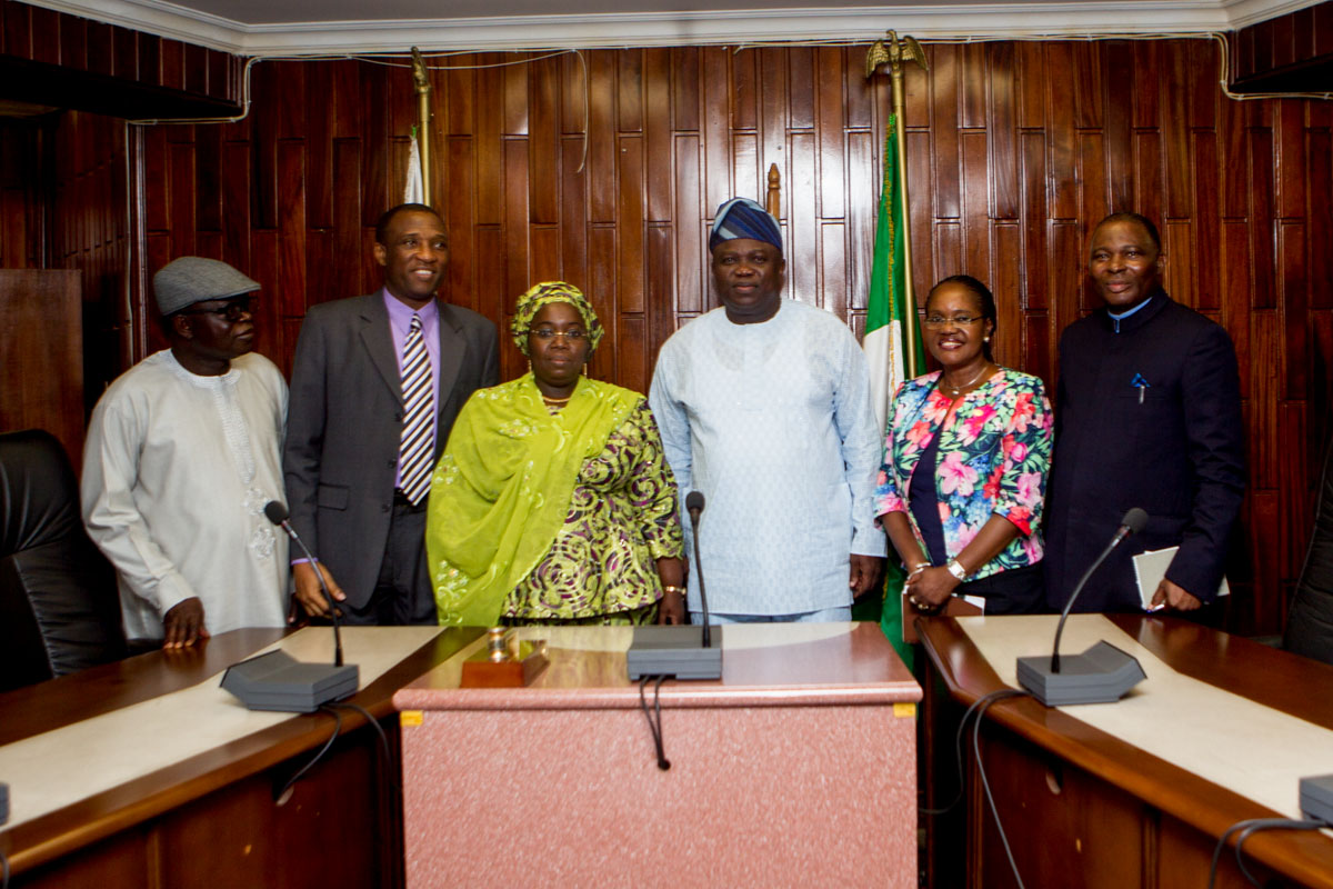 Governor Akinwunmi Ambode Visits the Deputy Governor’s Office