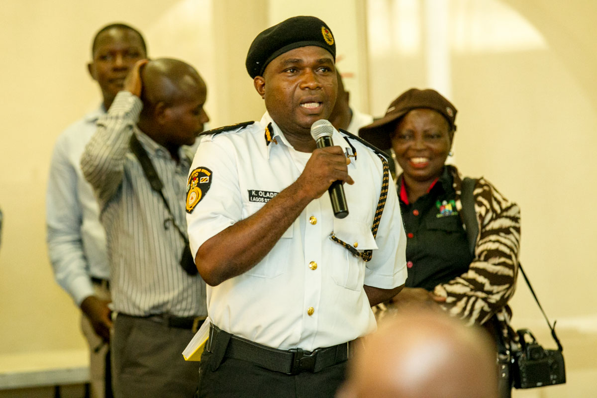 Governor Akinwunmi Ambode Meets Law Enforcement Officers
