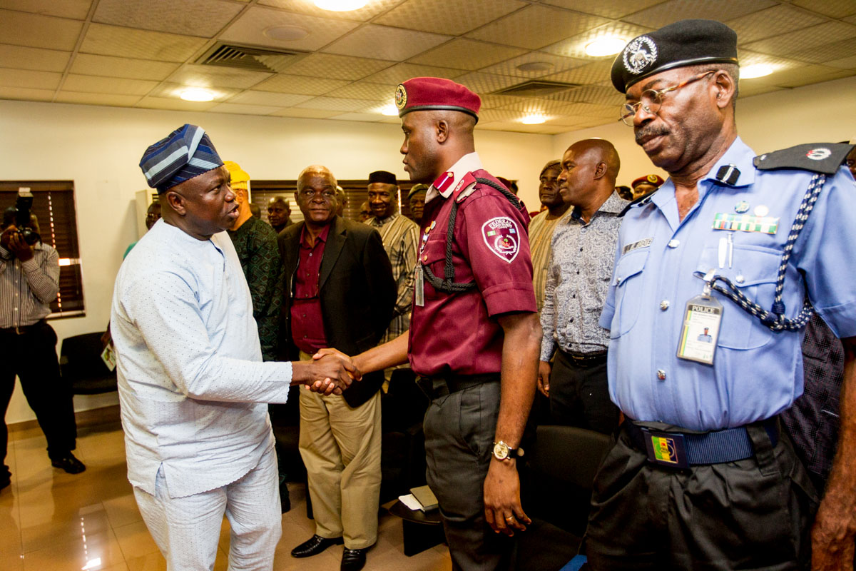 Ambode Meets Tanker Drivers, Owners and Law Enforcement Agencies