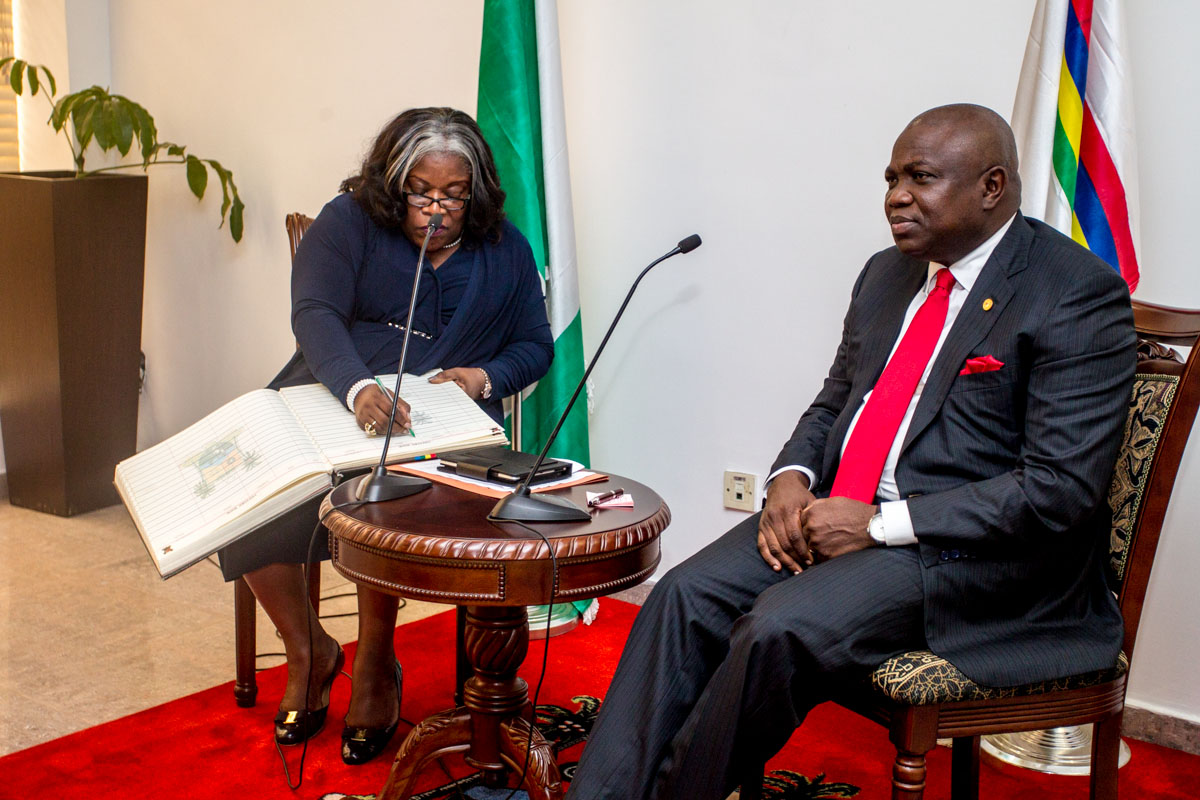 Governor Ambode Receives Lagos Chief Judge and Judges 
