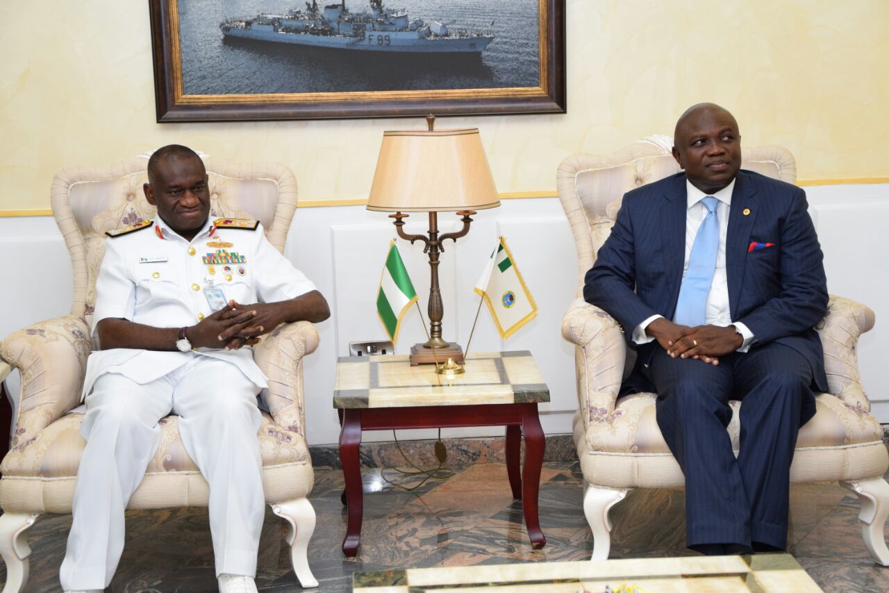 Governor Ambode Visits Chief of Naval Staff