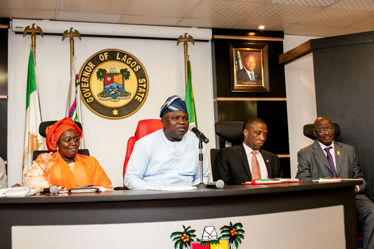 Ambode Meets Tanker Drivers, Owners and Law Enforcement Agencies