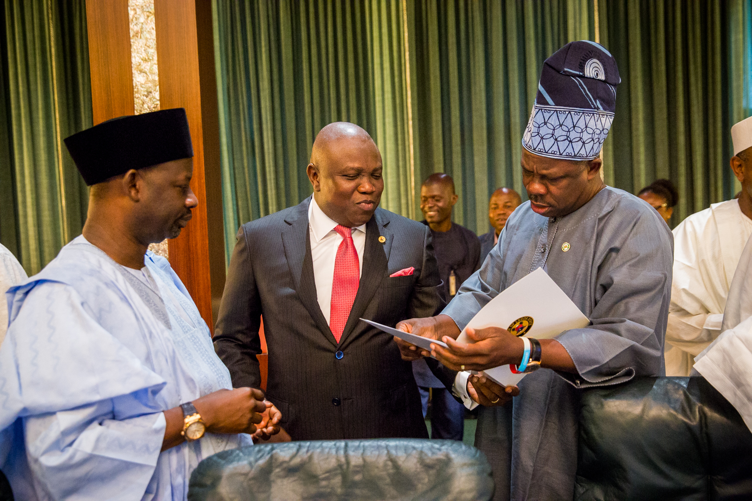 Governor Ambode and Other Governors Meet President Buhari