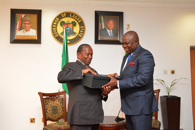 Gov. Ambode Receives South African Consulate General to Nigeria, Amb. Mokgethi Sam Monaisa