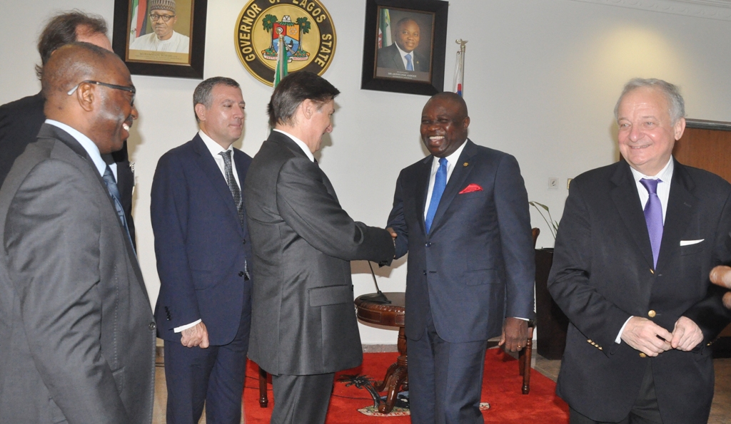 Governor Ambode Hosts the Ambassador of France to Nigeria, Mr. Denys Gauer