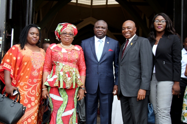 Governor Ambode Joins Other Dignitaries to Celebrate Mr. Ugochukwu A. Okoroafor