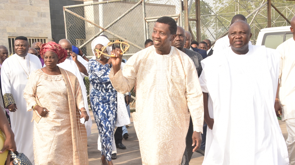 Gov. Ambode, His Wife, Bolanle, Pastor Adeboye at Year ...