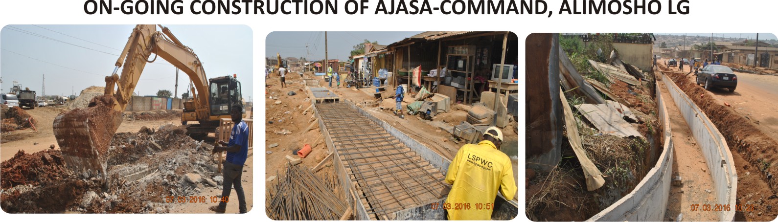 ON-GOING CONSTRUCTION OF AJASA-COMMAND, ALIMOSHO LG