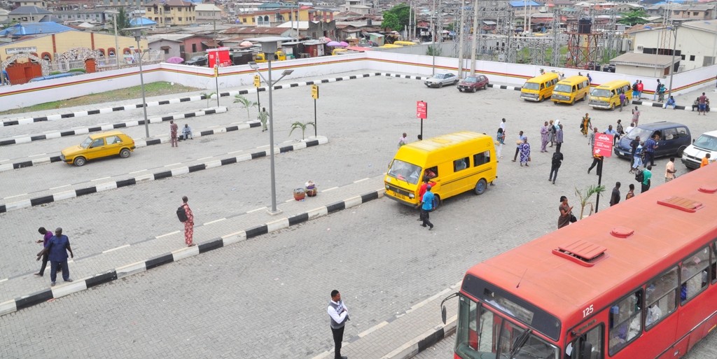 Newly built segregated bus park to ease the flow of traffic at the Iyana Oworo Bus Stop by the Lagos State Government, on Friday, June 17, 2016. 