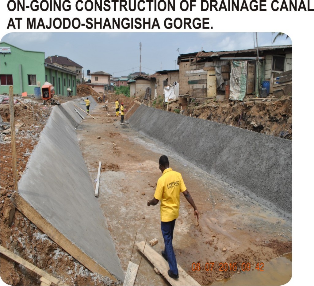 ON-GOING CONSTRUCTION OF DRAINAGE CANAL