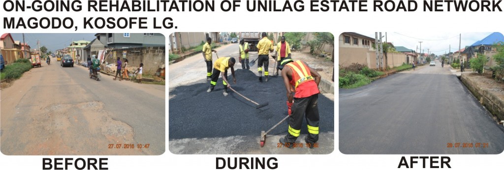 ON-GOING REHABILITATION OF UNILAG ESTATE ROAD NETWORK