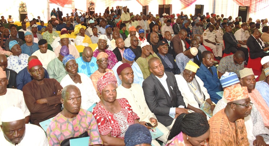 Cross Section of Traditional Rulers; Party Chieftains, Community Leaders, Residents, Market Men and Women during the Y2016 Second Quarter Town Hall meeting at the Muslim Community Playing Ground, General Hospital Road, Badagry, Lagos on Tuesday, July 12, 2016.