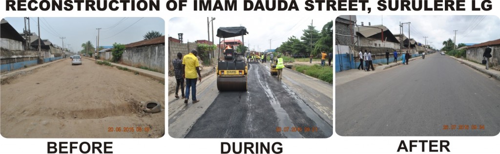RECONSTRUCTION OF IMAM DAUDA STREET, SURULERE LG