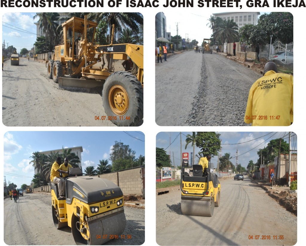 RECONSTRUCTION OF ISAAC JOHN STREET, GRA IKEJA