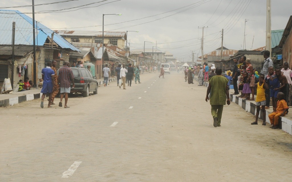 This is Temidire Street in Ajeromi-Ifelodun Local Government, the new road is 567m long and 9m wide 