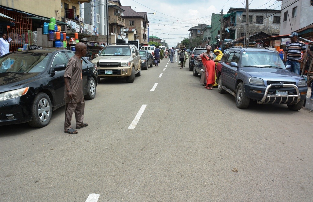 This is Bornu Way, Ebute Metta in Lagos Mainland Local Government. The new road is 600m long and 8m wide. 