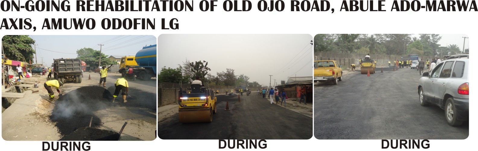ON-GOING REHABILITATION OF OLD OJO ROAD, ABULE ADO-MARWA