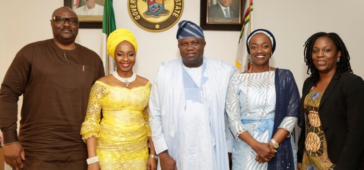 Pictures Governor Ambode Receives Executives Of The