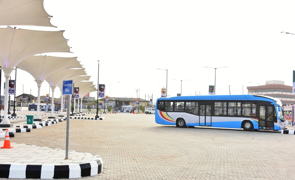he newly commissioned Ikeja Bus Terminal, built by the Lagos State Government, on Thursday, March 29, 2018.