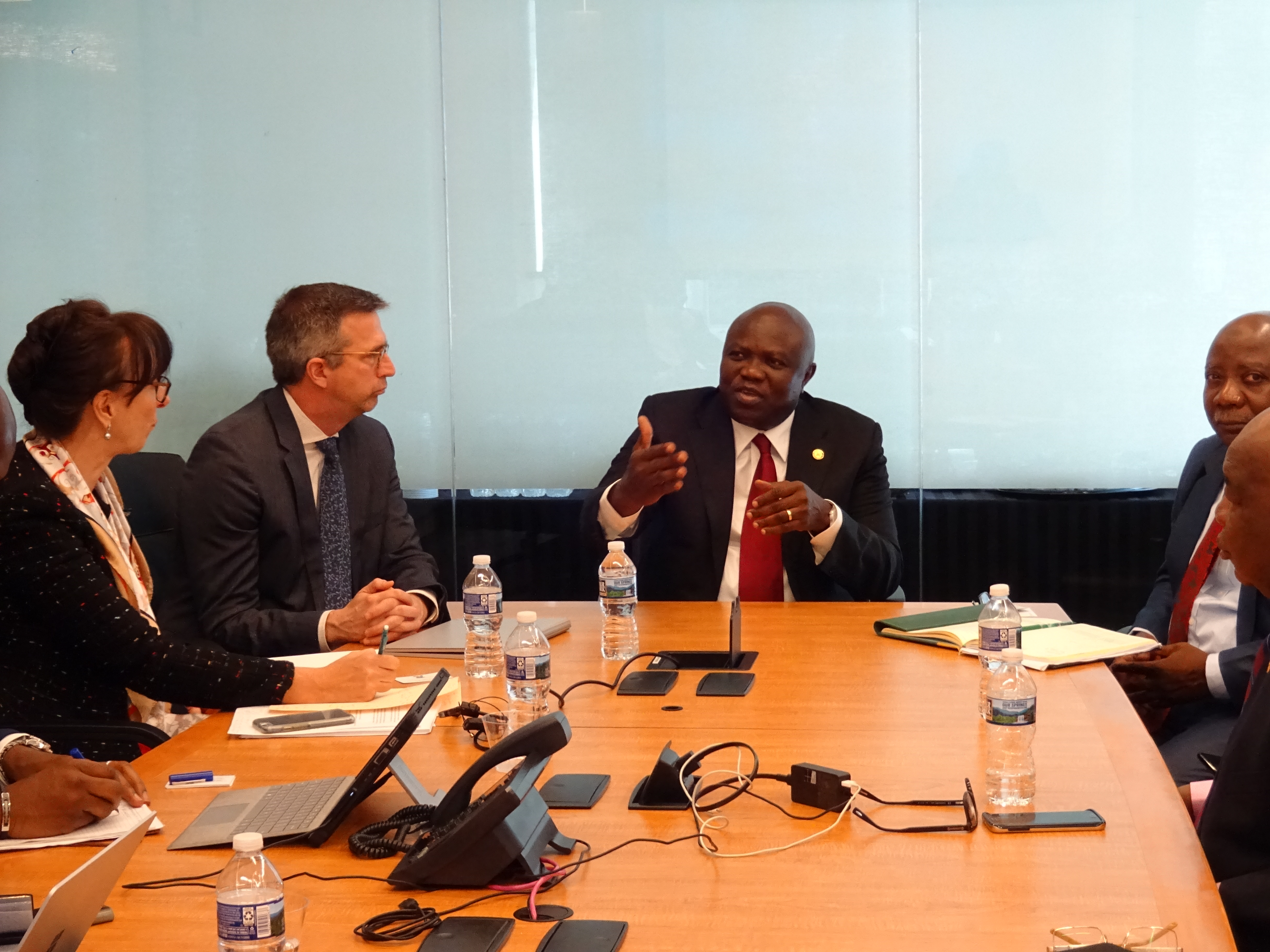 Gov. Ambode At a meeting with the Senior Executives of Microsoft Corporation in Washington DC